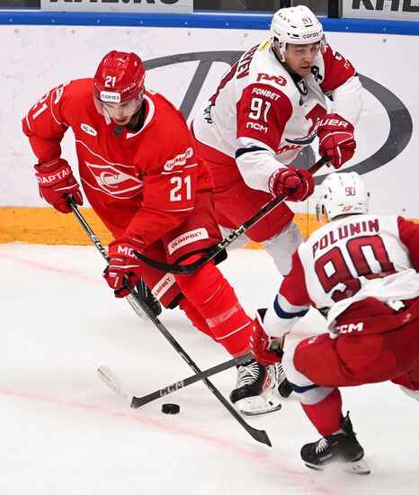 Russia Ice Hockey Kontinental League Spartak - Lokomotiv