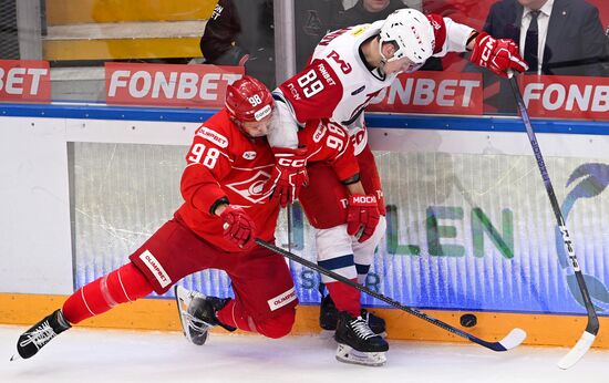 Russia Ice Hockey Kontinental League Spartak - Lokomotiv