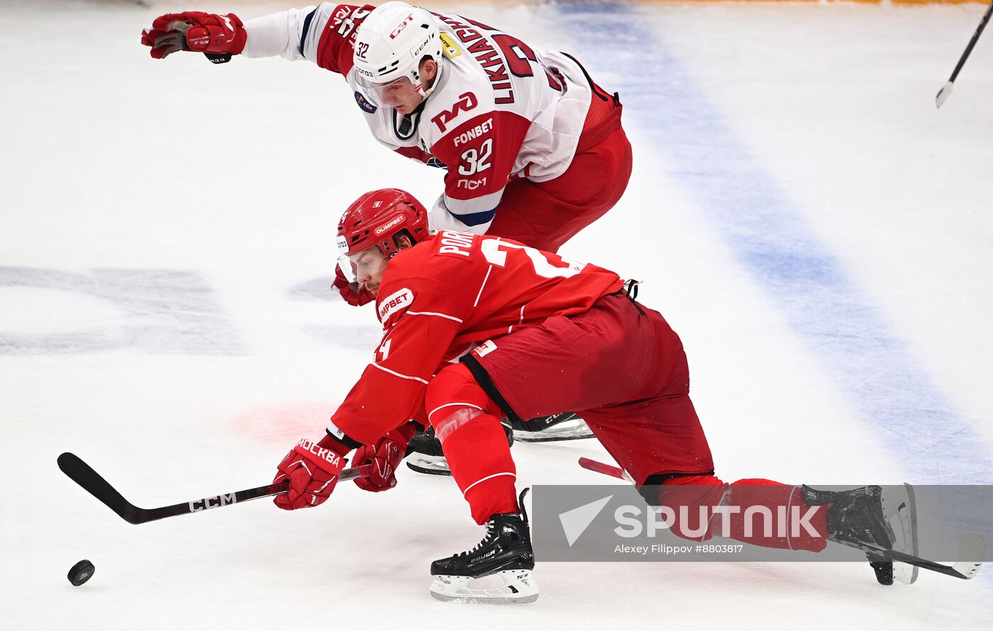 Russia Ice Hockey Kontinental League Spartak - Lokomotiv