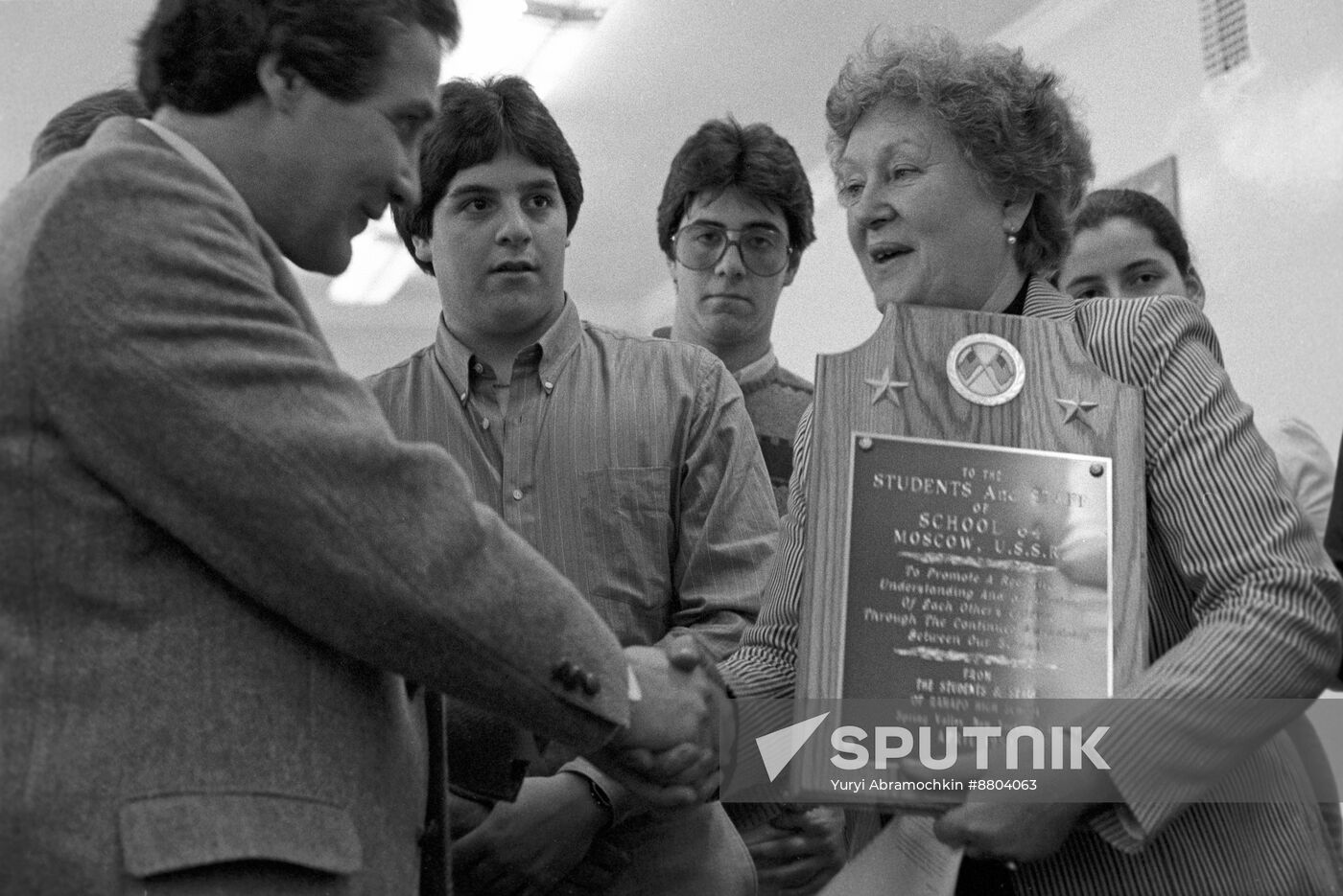 Soviet-American school day