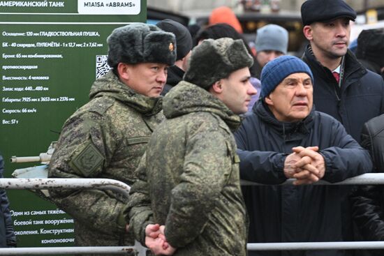 Russia Ukraine Captured Military Equipment Exhibition