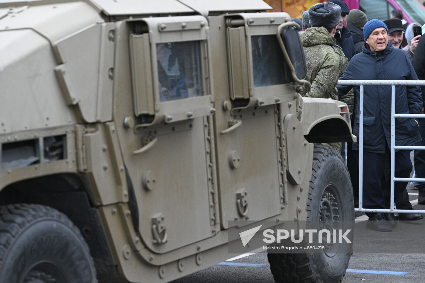 Russia Ukraine Captured Military Equipment Exhibition