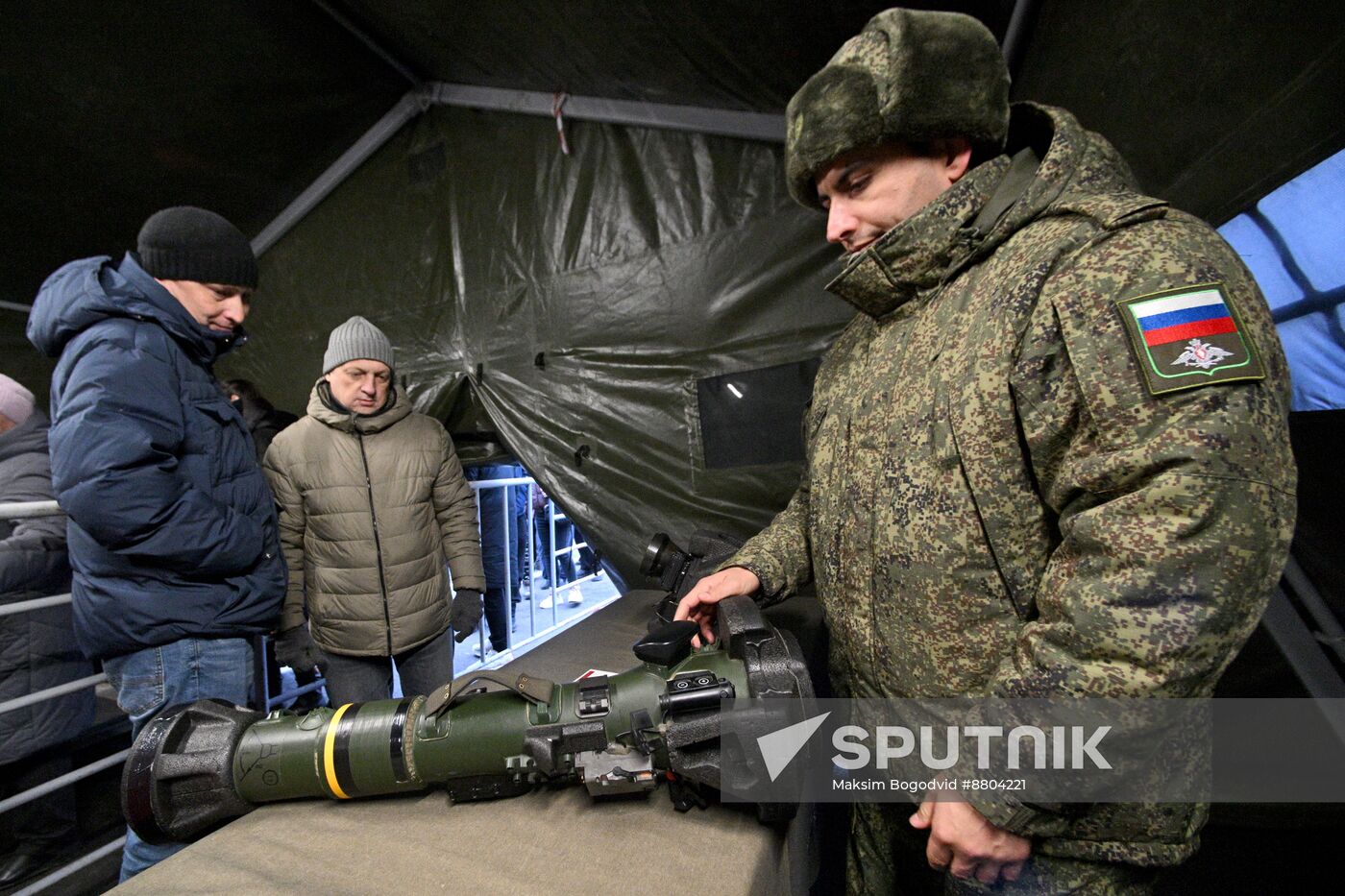 Russia Ukraine Captured Military Equipment Exhibition