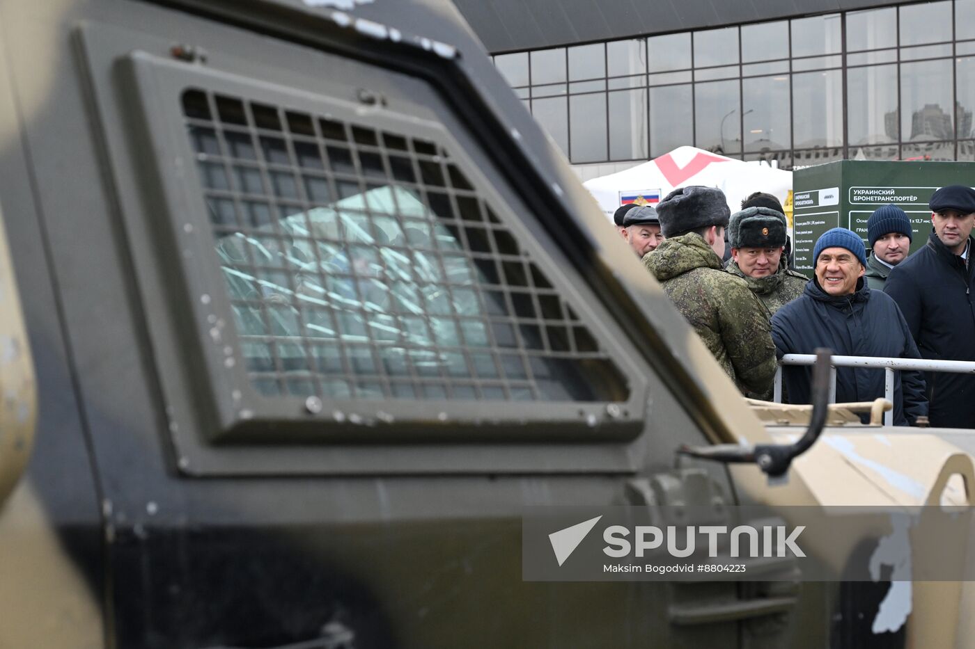 Russia Ukraine Captured Military Equipment Exhibition