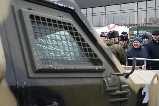 Russia Ukraine Captured Military Equipment Exhibition