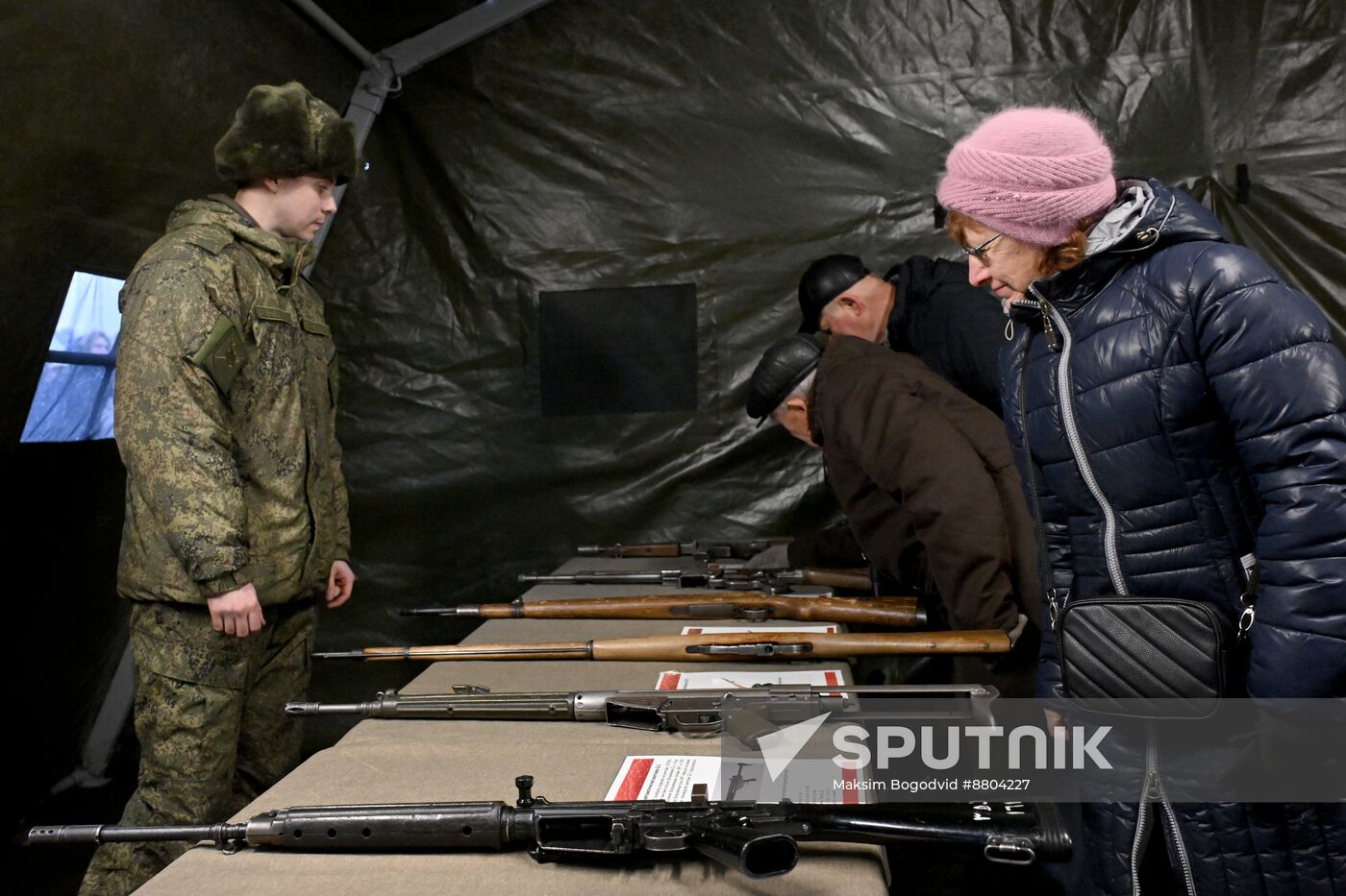 Russia Ukraine Captured Military Equipment Exhibition