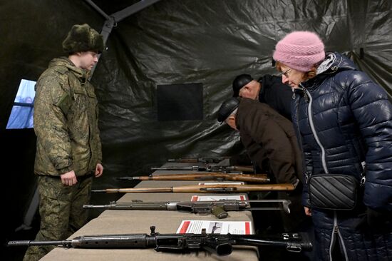 Russia Ukraine Captured Military Equipment Exhibition