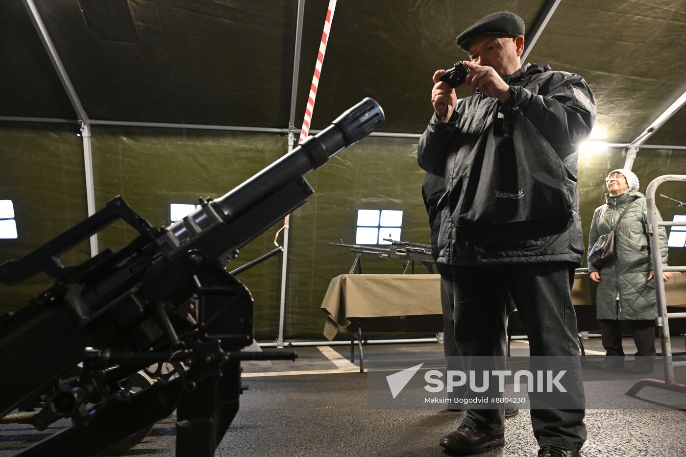 Russia Ukraine Captured Military Equipment Exhibition