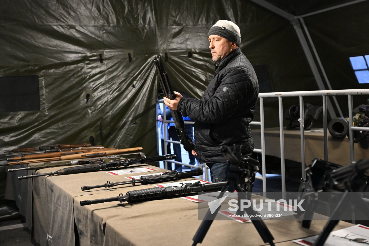 Russia Ukraine Captured Military Equipment Exhibition