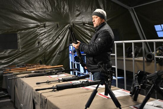 Russia Ukraine Captured Military Equipment Exhibition