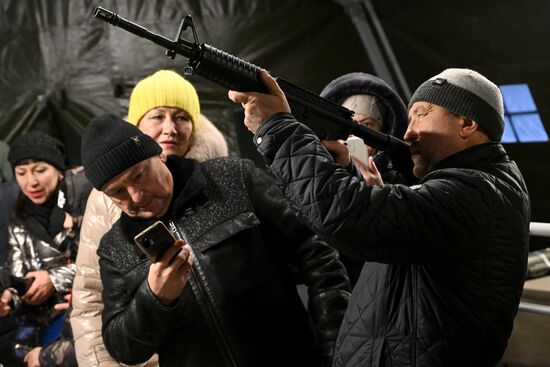 Russia Ukraine Captured Military Equipment Exhibition