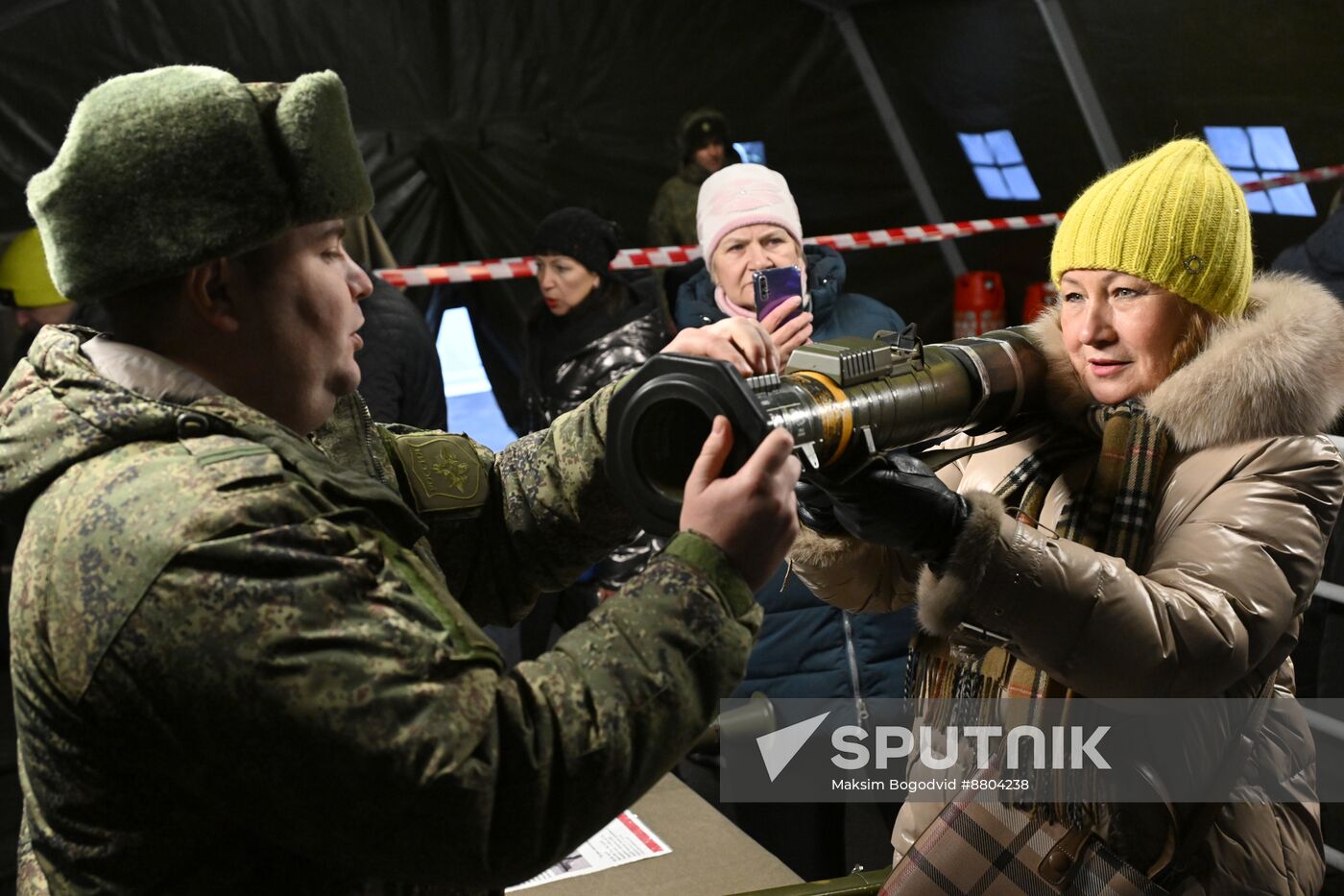 Russia Ukraine Captured Military Equipment Exhibition