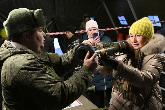 Russia Ukraine Captured Military Equipment Exhibition