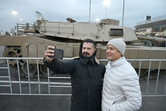 Russia Ukraine Captured Military Equipment Exhibition