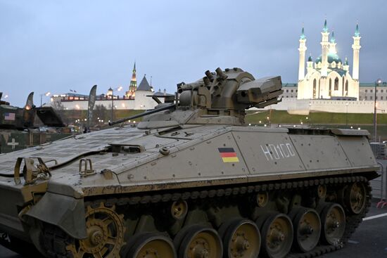 Russia Ukraine Captured Military Equipment Exhibition