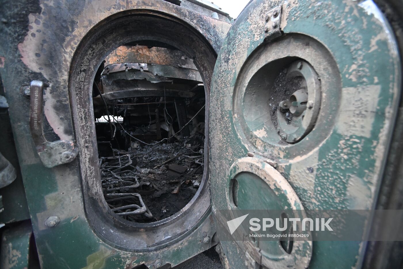 Russia Ukraine Captured Military Equipment Exhibition