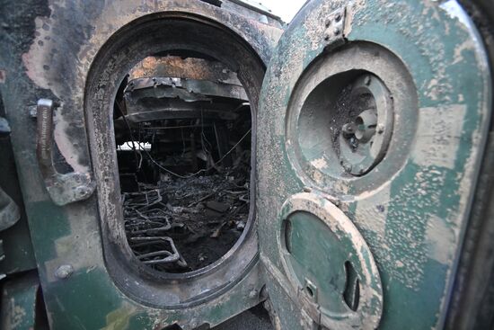 Russia Ukraine Captured Military Equipment Exhibition