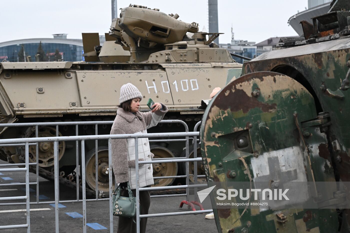 Russia Ukraine Captured Military Equipment Exhibition