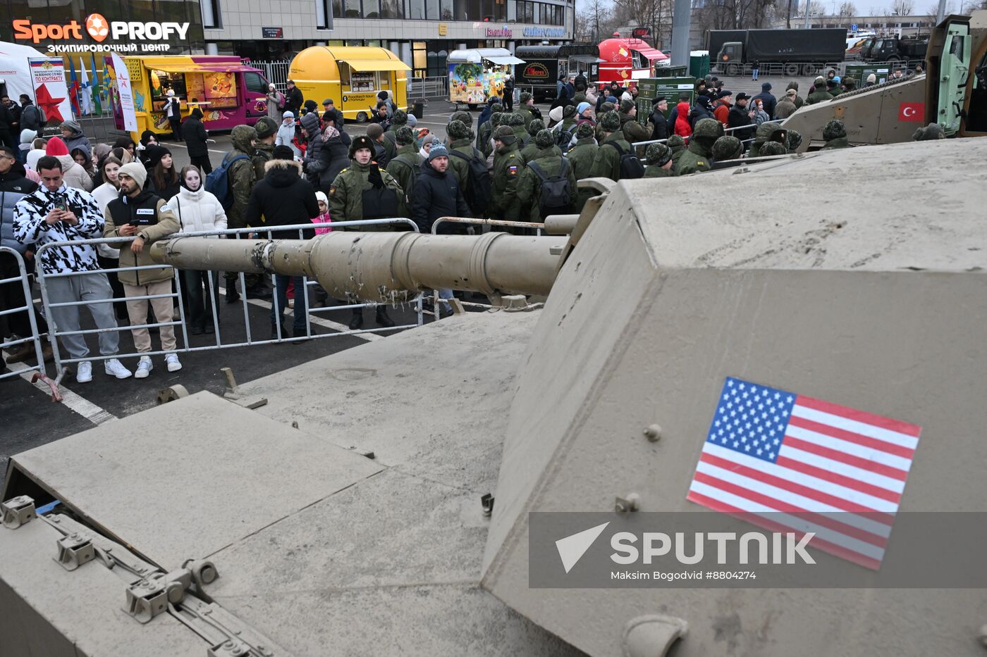 Russia Ukraine Captured Military Equipment Exhibition