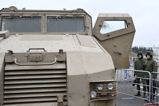 Russia Ukraine Captured Military Equipment Exhibition