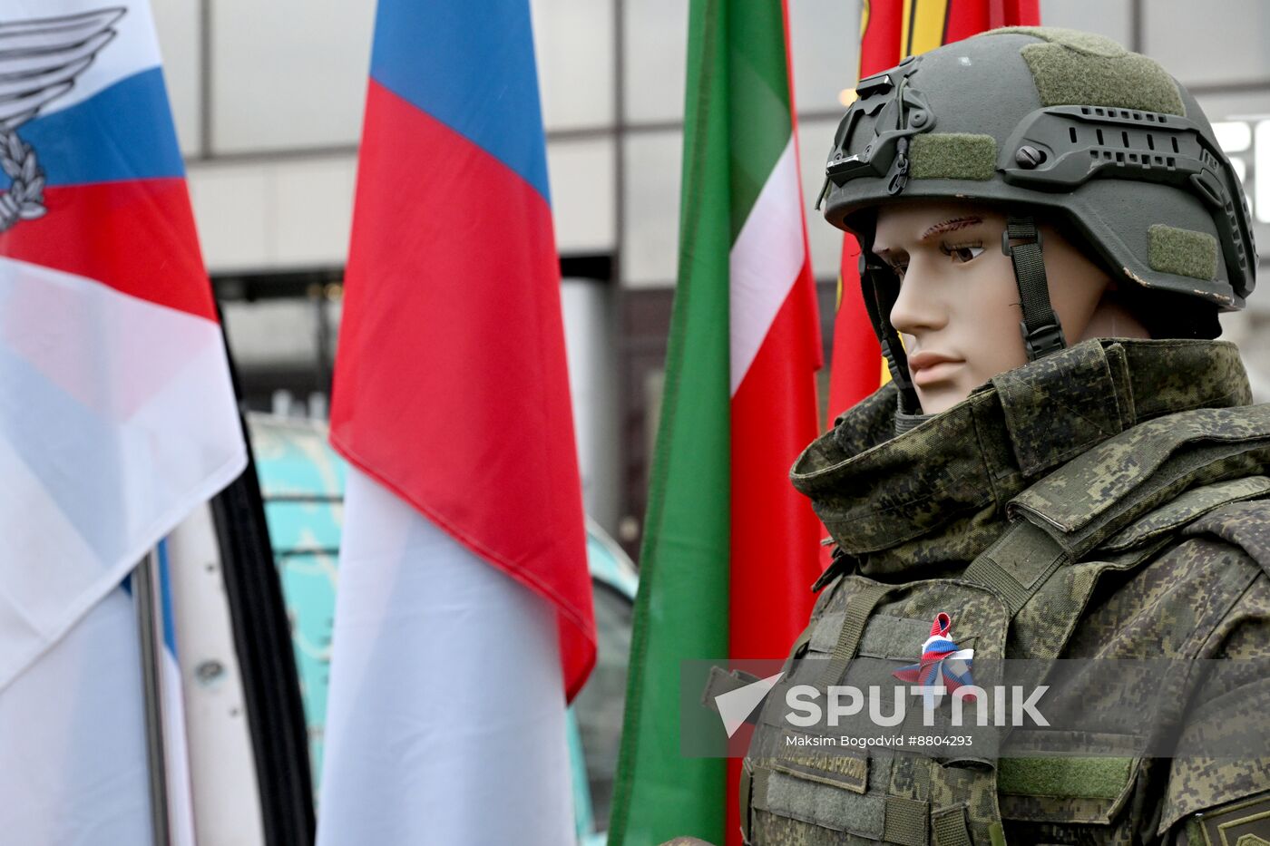 Russia Ukraine Captured Military Equipment Exhibition