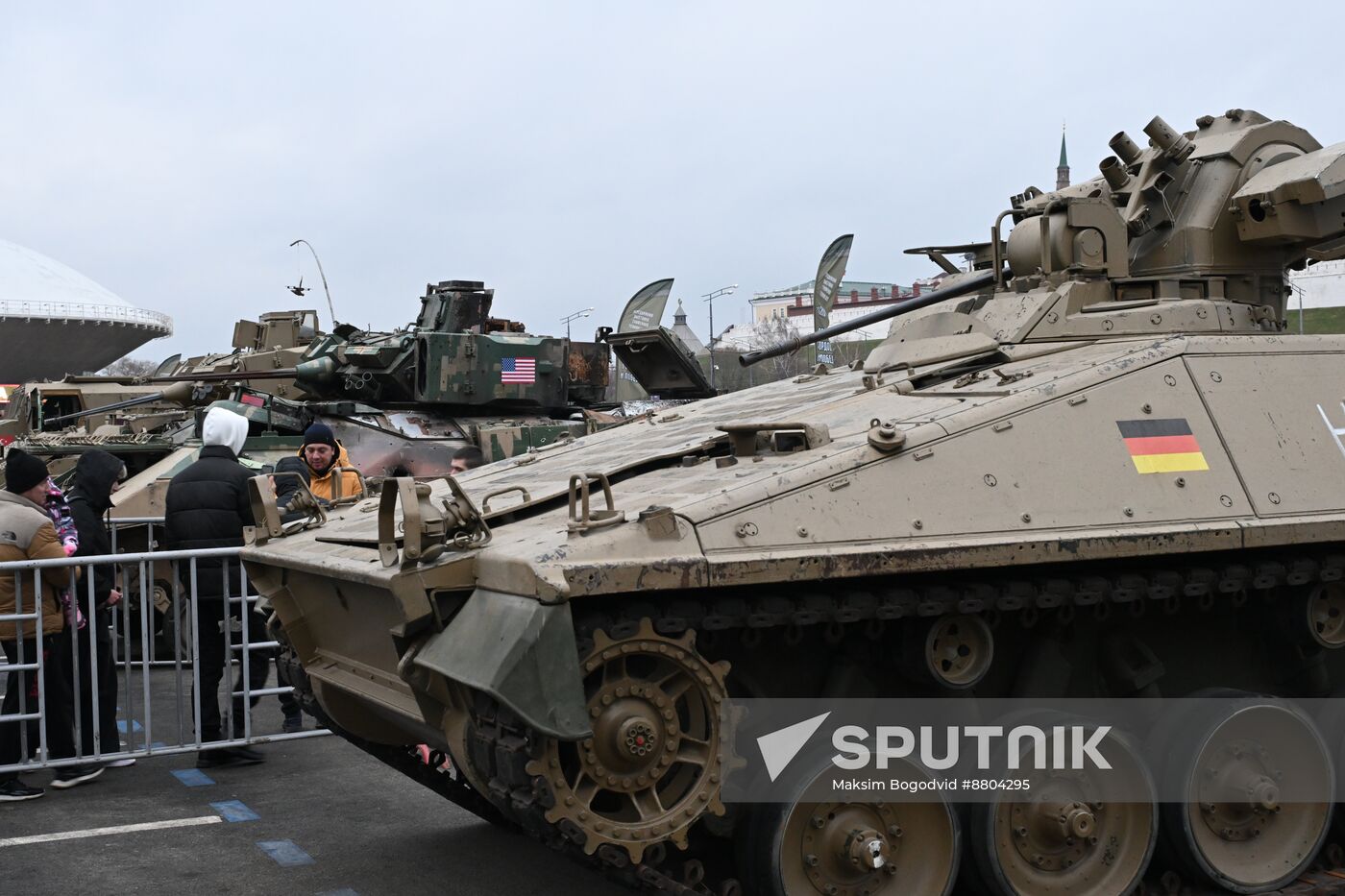 Russia Ukraine Captured Military Equipment Exhibition