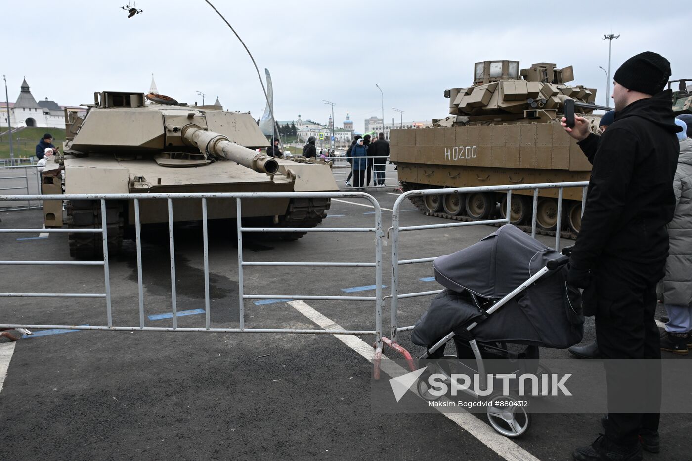 Russia Ukraine Captured Military Equipment Exhibition