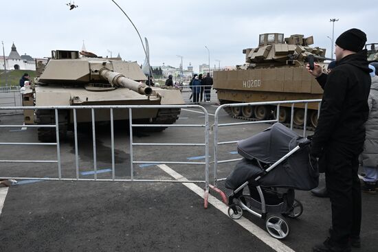 Russia Ukraine Captured Military Equipment Exhibition