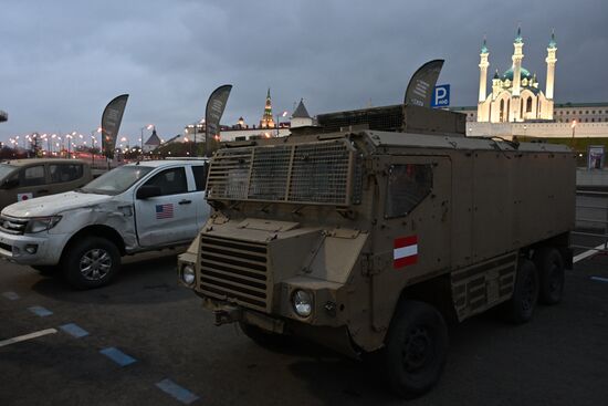 Russia Ukraine Captured Military Equipment Exhibition