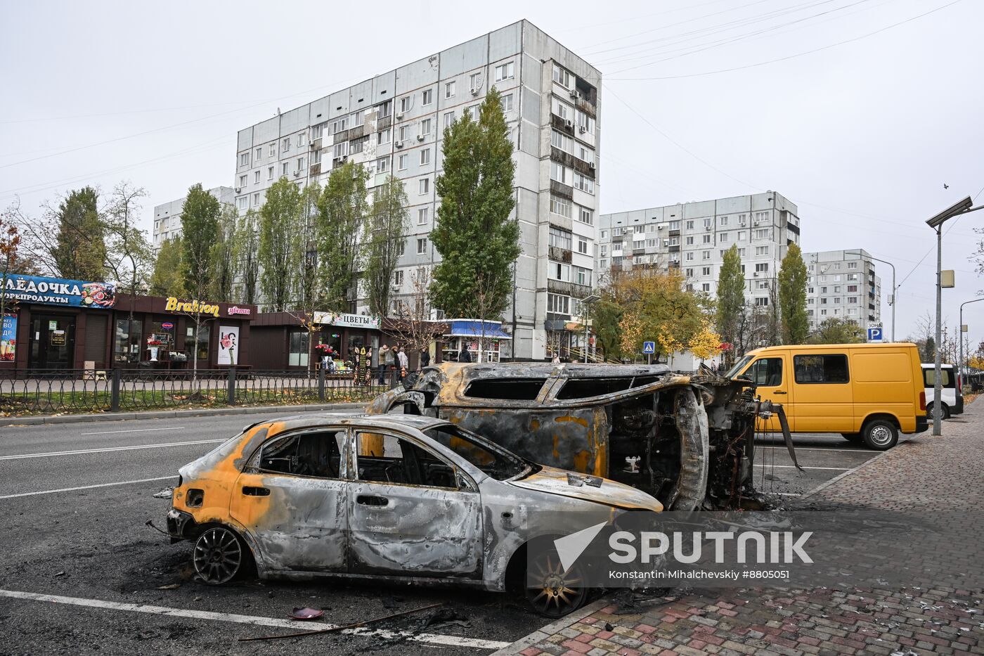 Russia Ukraine Military Operation Energodar Shelling