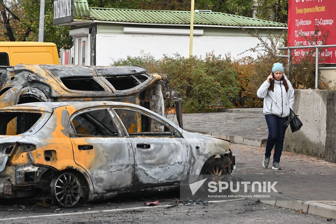 Russia Ukraine Military Operation Energodar Shelling