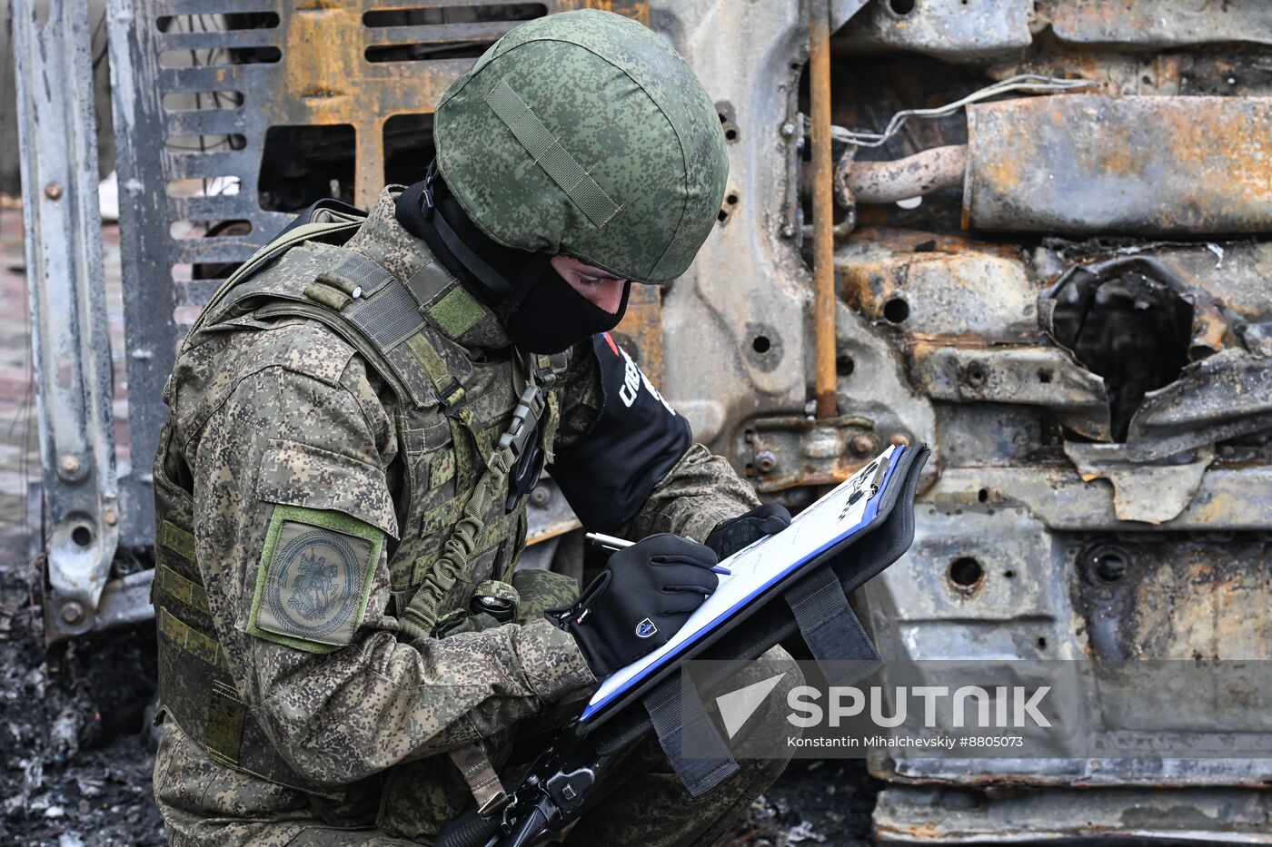 Russia Ukraine Military Operation Energodar Shelling