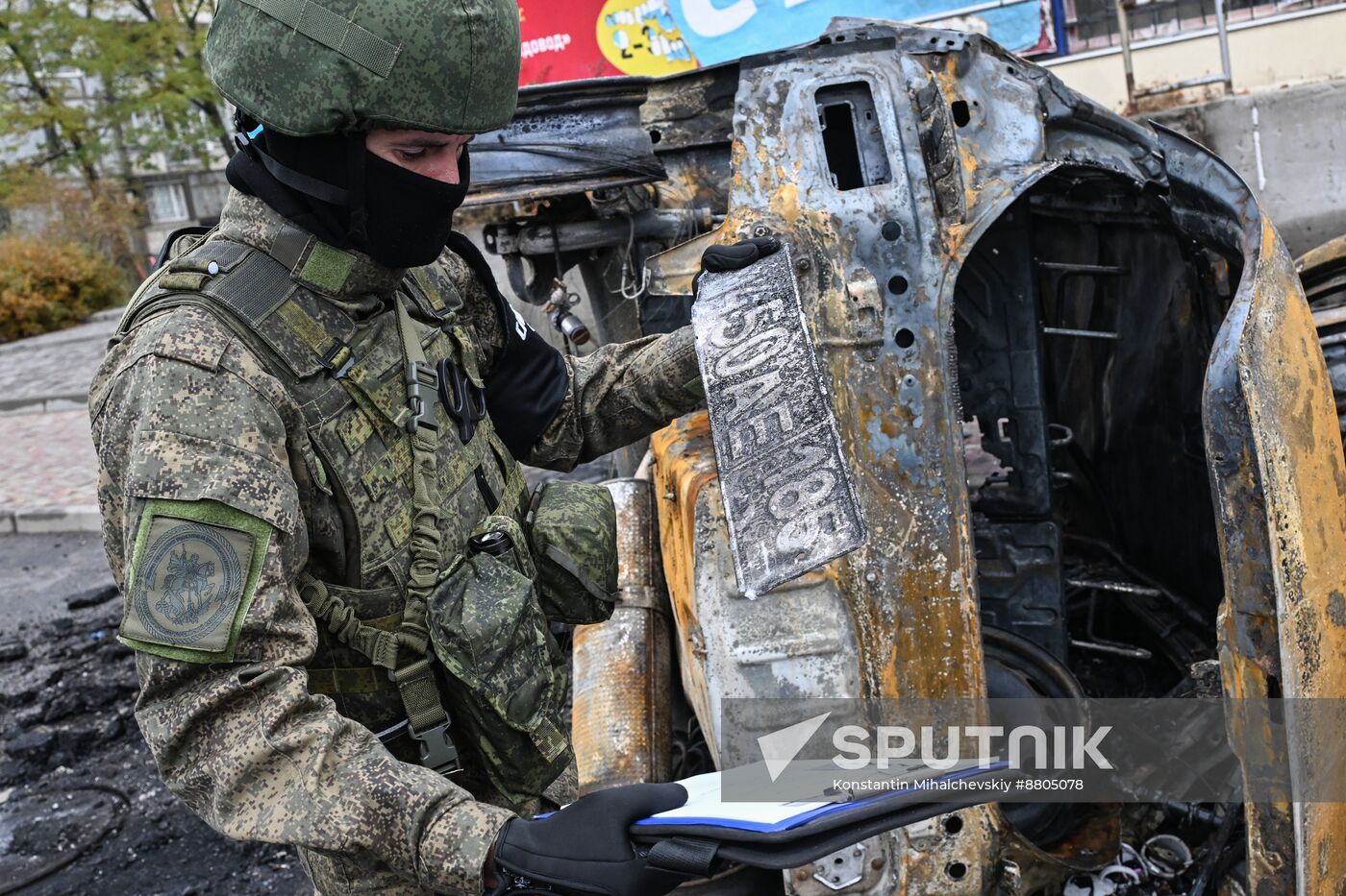 Russia Ukraine Military Operation Energodar Shelling