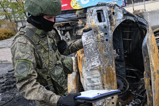 Russia Ukraine Military Operation Energodar Shelling