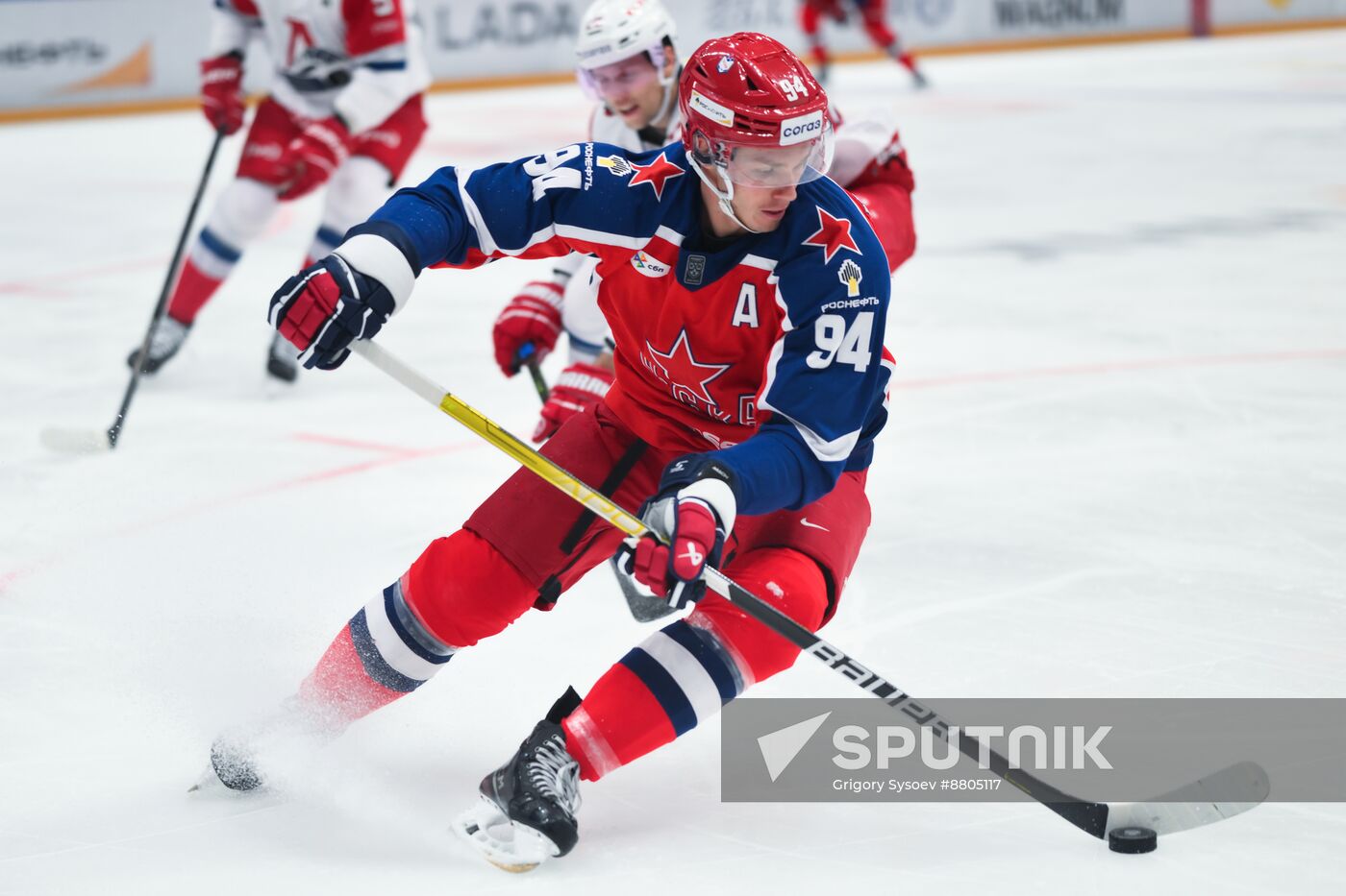 Russia Ice Hockey Kontinental League CSKA - Lokomotiv