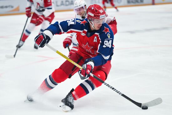 Russia Ice Hockey Kontinental League CSKA - Lokomotiv