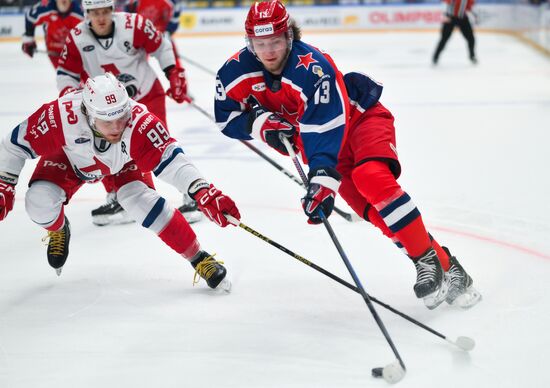 Russia Ice Hockey Kontinental League CSKA - Lokomotiv