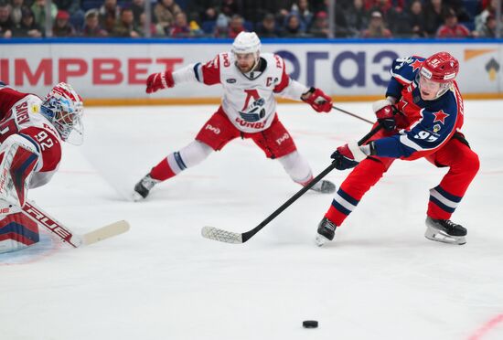 Russia Ice Hockey Kontinental League CSKA - Lokomotiv