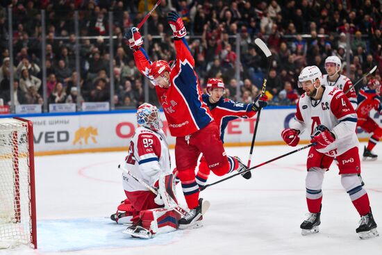 Russia Ice Hockey Kontinental League CSKA - Lokomotiv