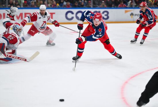 Russia Ice Hockey Kontinental League CSKA - Lokomotiv