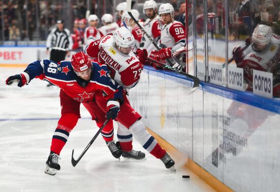 Russia Ice Hockey Kontinental League CSKA - Lokomotiv