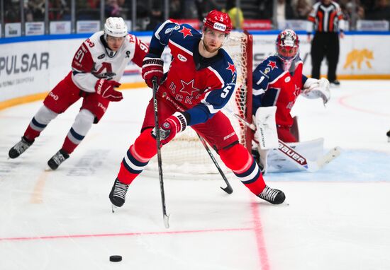 Russia Ice Hockey Kontinental League CSKA - Lokomotiv