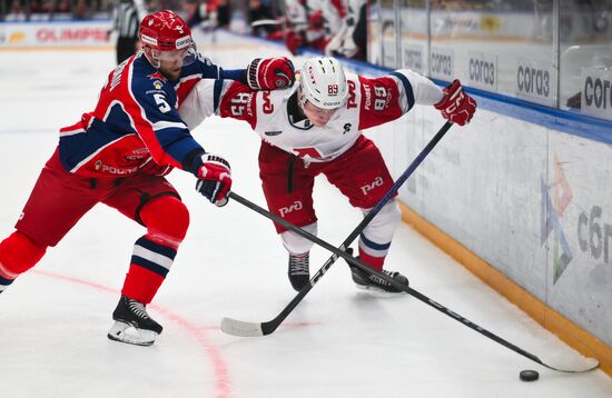 Russia Ice Hockey Kontinental League CSKA - Lokomotiv