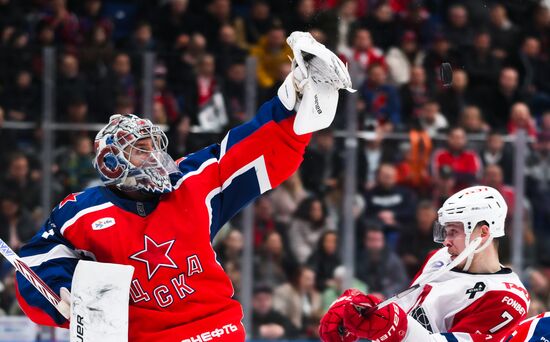 Russia Ice Hockey Kontinental League CSKA - Lokomotiv