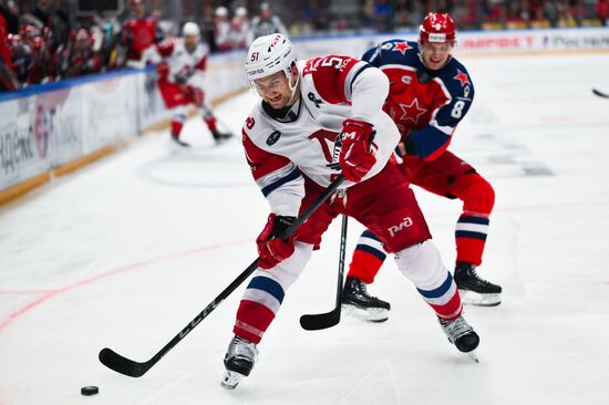 Russia Ice Hockey Kontinental League CSKA - Lokomotiv