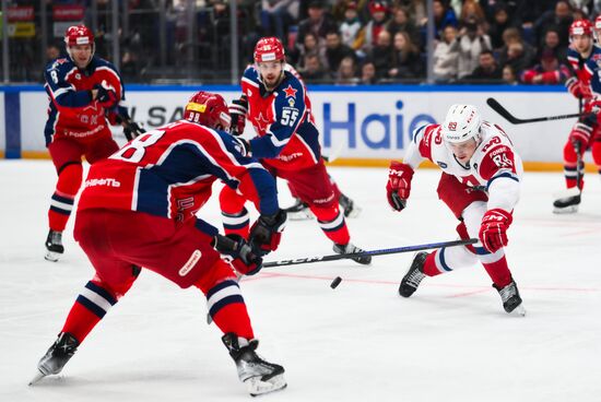 Russia Ice Hockey Kontinental League CSKA - Lokomotiv