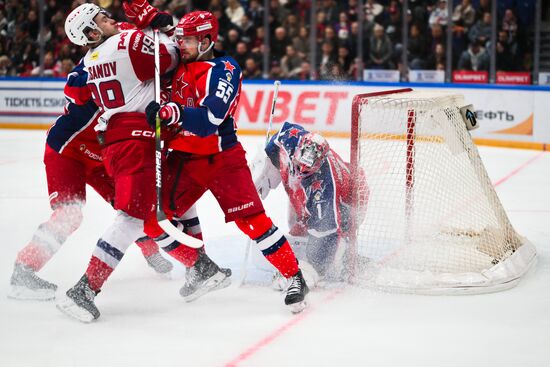 Russia Ice Hockey Kontinental League CSKA - Lokomotiv