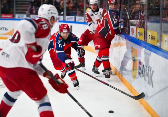 Russia Ice Hockey Kontinental League CSKA - Lokomotiv