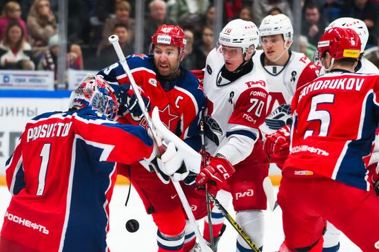 Russia Ice Hockey Kontinental League CSKA - Lokomotiv