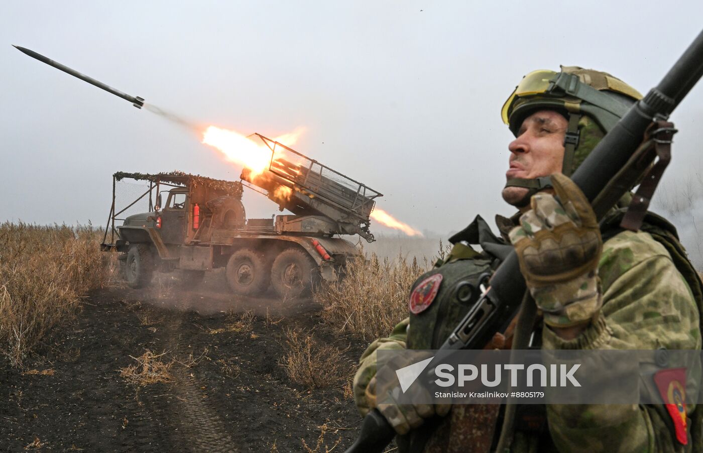 Russia Ukraine Military Operation Artillery Unit